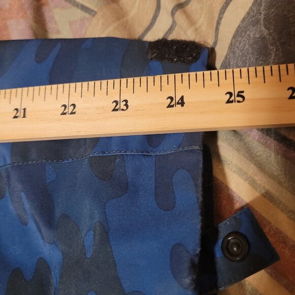 Avalanche Jacket Men's Small Camo Reflective Camouflage Hooded Rain Windbreaker - Picture 6 of 9